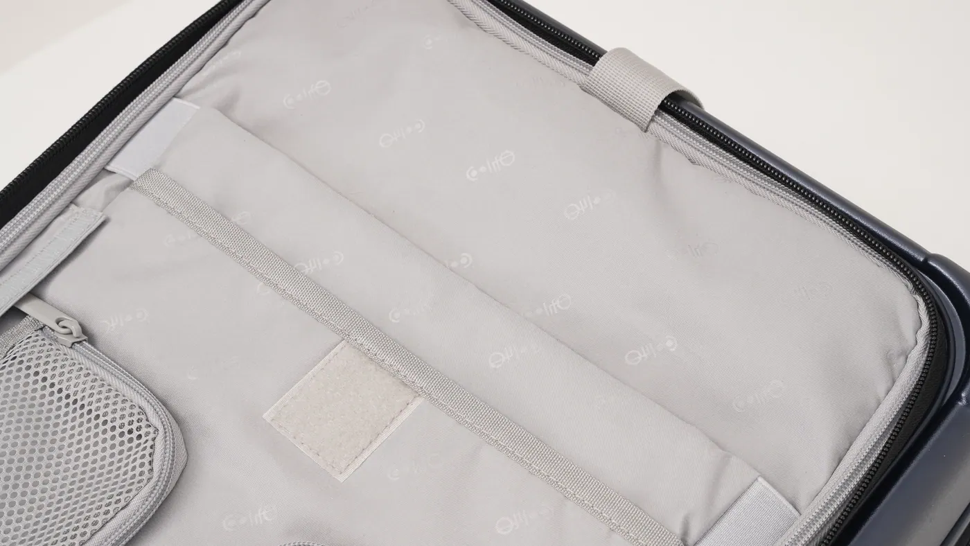 Coolife front pocket carry-on interior organization