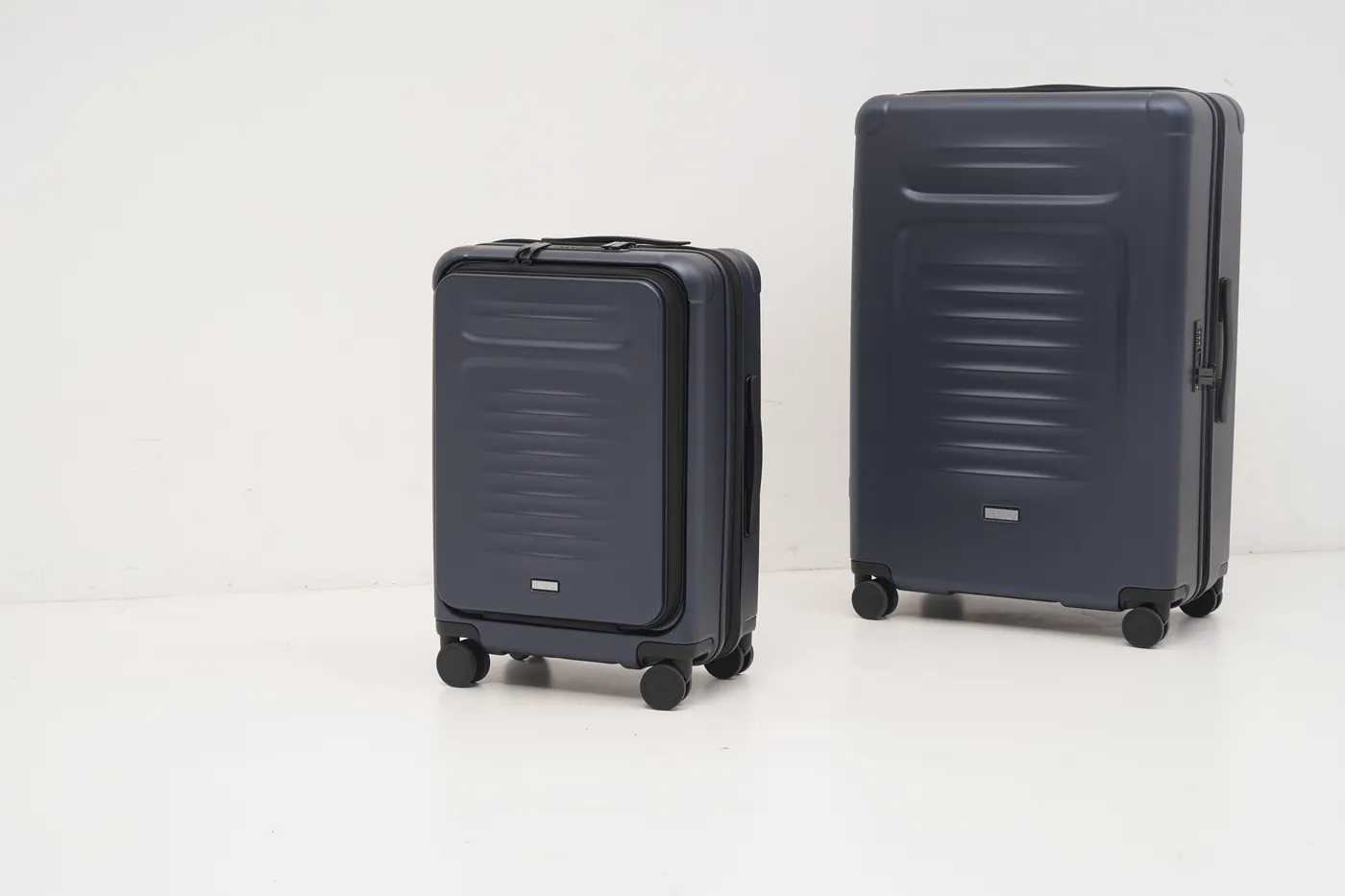 Coolife front pocket carry-on shown with matching smaller piece